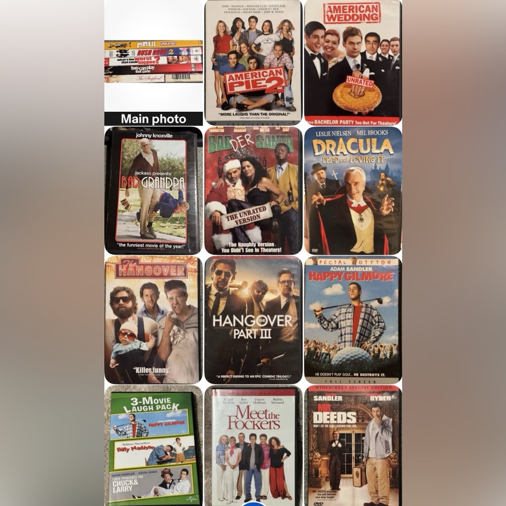 16 Assorted Comedy DVD Movies